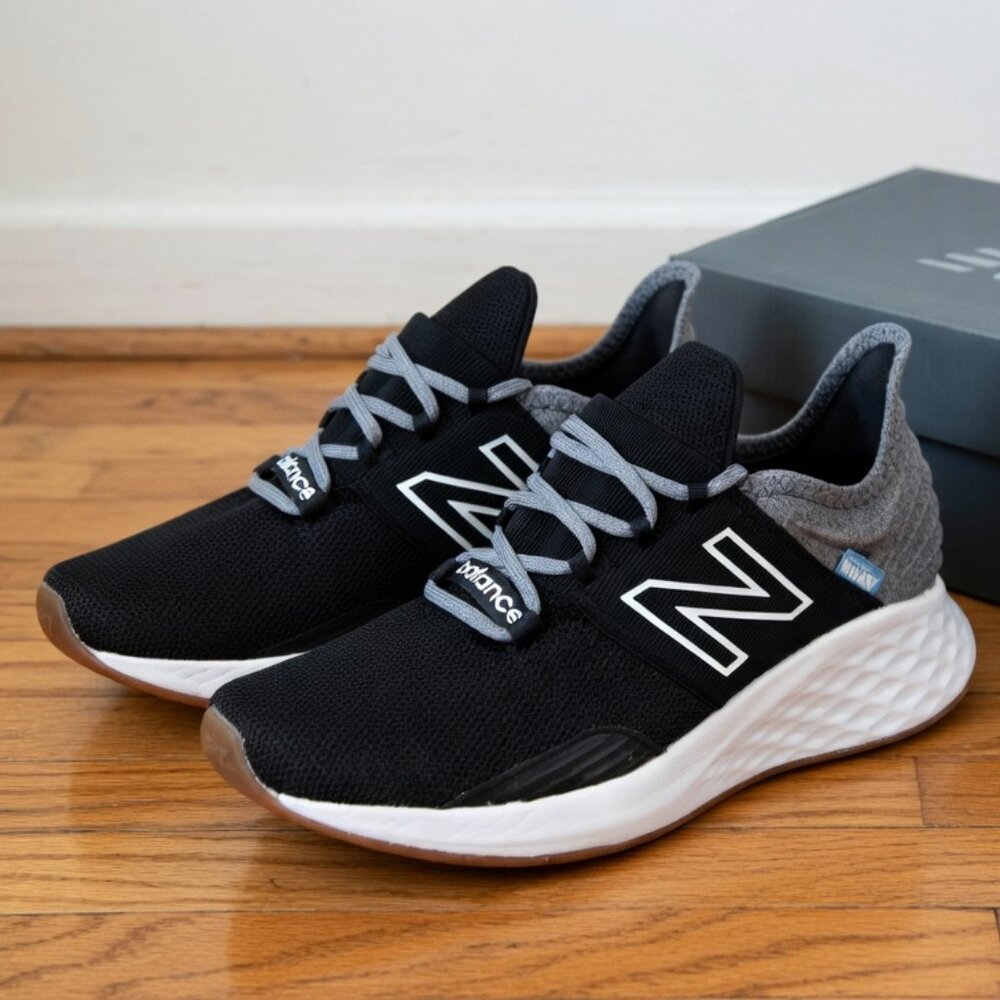 New Balance Fresh Foam Roav V1 Black Grey Women's Running Shoes Size 7.5 New